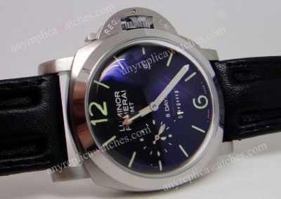 China Replica Watches Panerai Luminor 8 Days GMT Genuine High-Quality Leather Band Watches